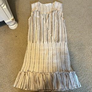 Veronica Beard Cox Sleeveless Smocked Mini Dress! Super cute for summer!